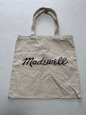 Madewell Cream Canvas Tote